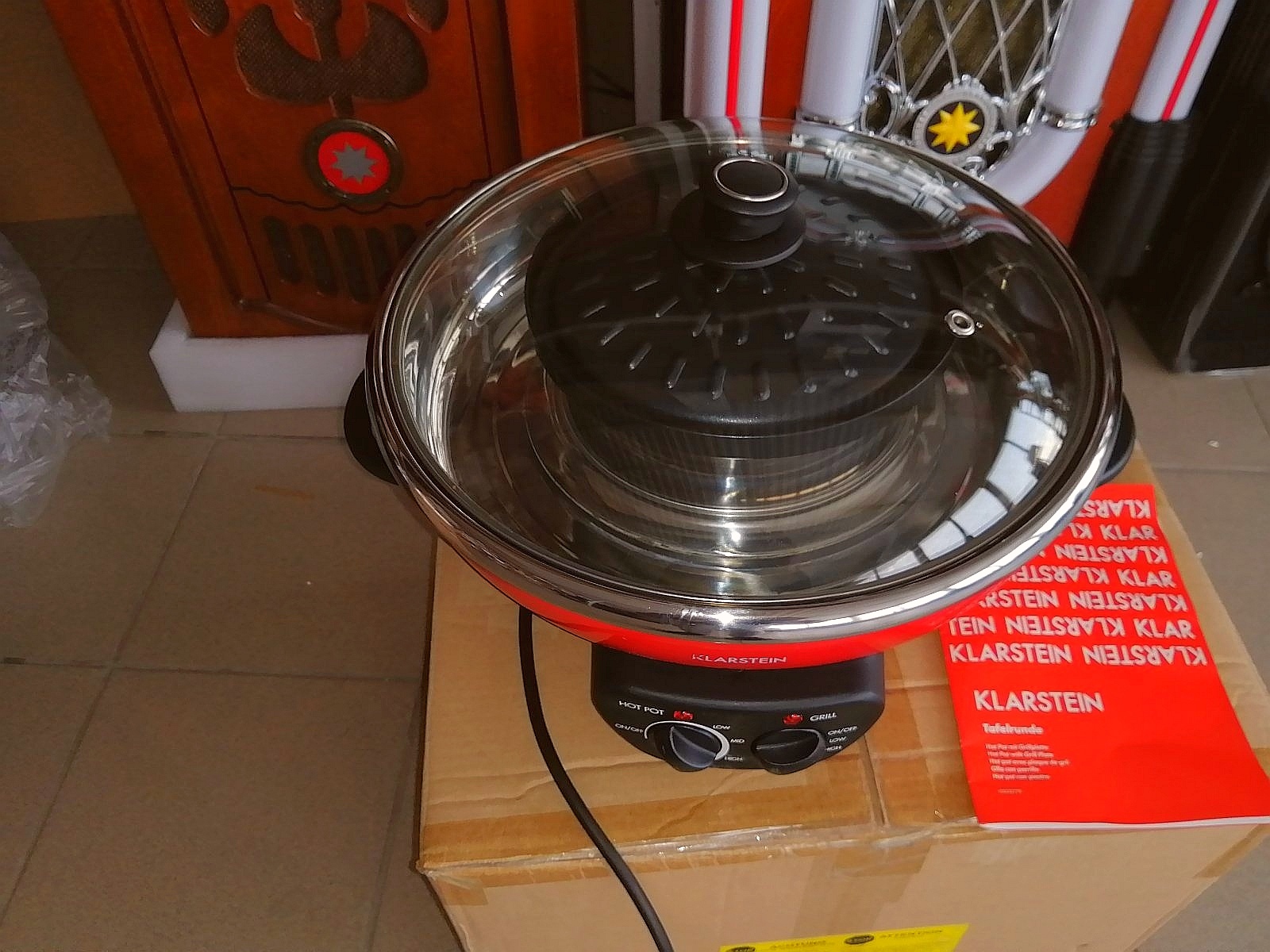 Электрогриль на 5 литров Klarstein Tafelrunde 