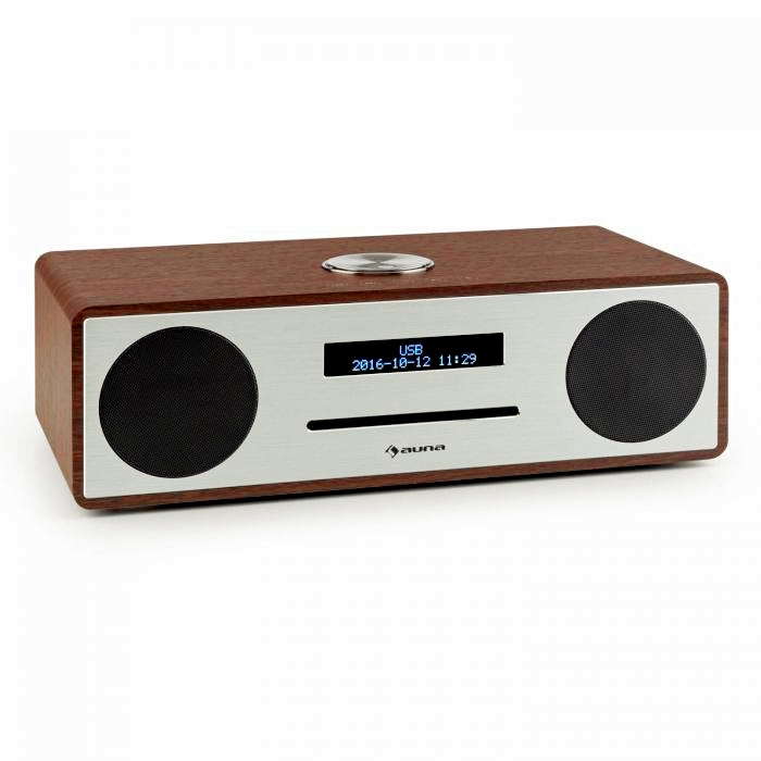 Музыкальный центр Auna Stanford (Bluetooth,USB,CD,DAB,FM,AUX) Wood