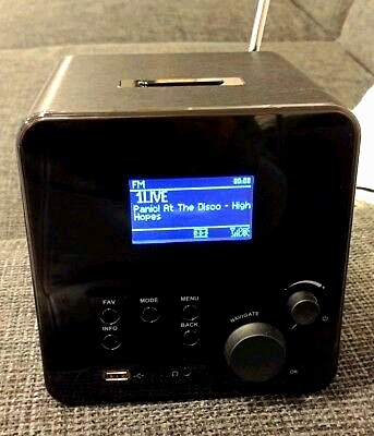 Интернет-радио Auna RadioGaga (WLAN,LAN,DAB,FM,USB,AUX) Black