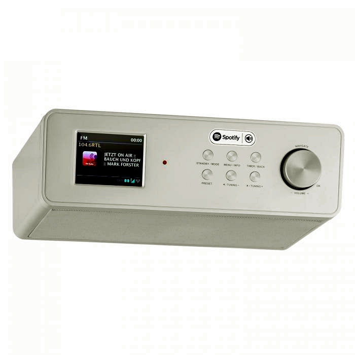 Кухонное интернет радио AUNA KR 200 (Spotify Connect,WiFi,DAB,FM,RDS,AUX) Silver