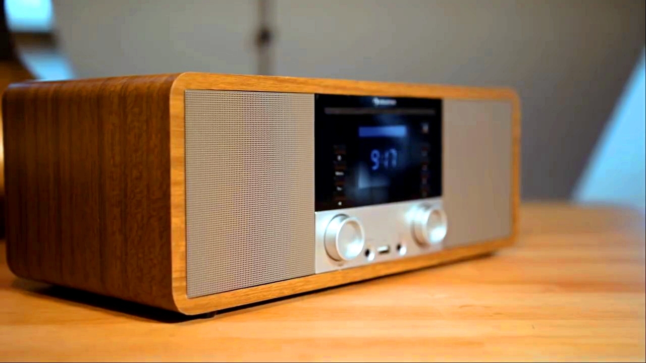 Интернет-радио Auna IR-190BK (BT,FM,CD,WiFi,UPnP,USB,AUX) Wood