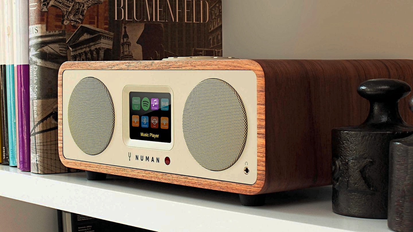 Интернет радио NUMAN One 2.1(Bluetooth,Wi-Fi,Spotify Connect,DAB,FM,AUX) Walnuss