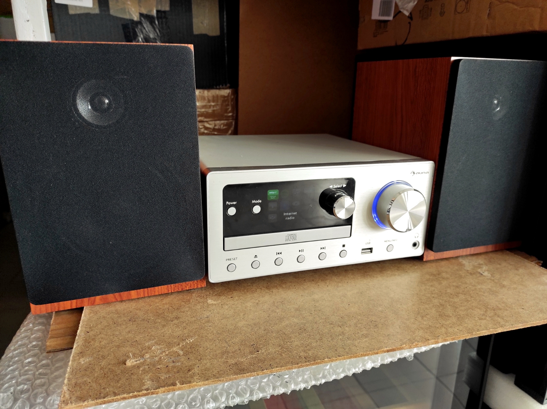 Муз.центр Auna Connect System 80Вт. Интернет,блютуз и многое другое. 