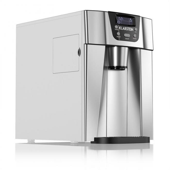 Генератор льда Klarstein Ice Volcano 2G LED 12 кг за 24 часа 2 л Silver L1059FVT