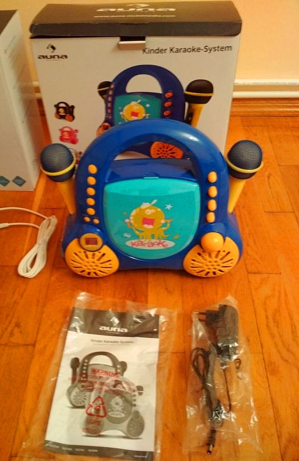 Детское караоке Auna Rockpocket (Blue)