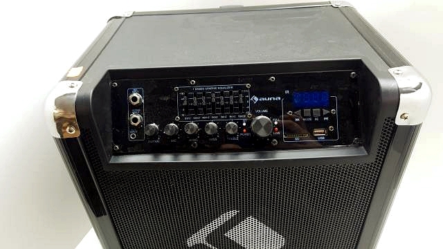 Активная система Auna Moving 80 (АКБ,BT,FM,VHF,USB,SD,AUX) 100Вт