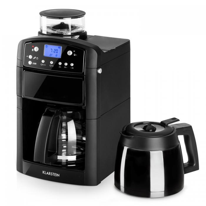 Кофеварка с интегрированной кофемолкой Klarstein Aromatica Thermo Mahlwerk BK