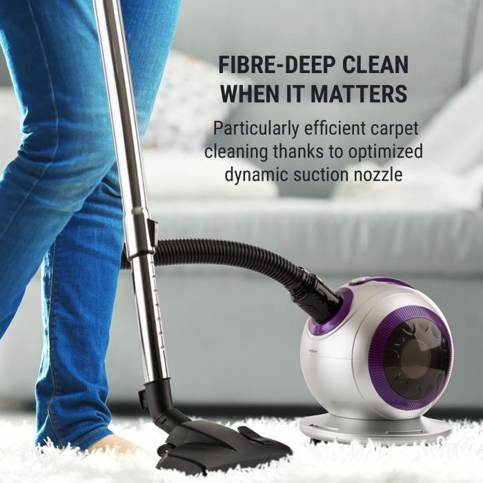 Пылесос 1Concept Pila 800 Вт без мешка, моющийся фильтр HEPA класса H11, 1,2 литра, 18 кПа SLV