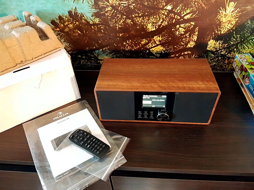 Интернет-радио AUNA Connect 120 (Bluetooth,WLAN,DAB,FM,USB) Wood
