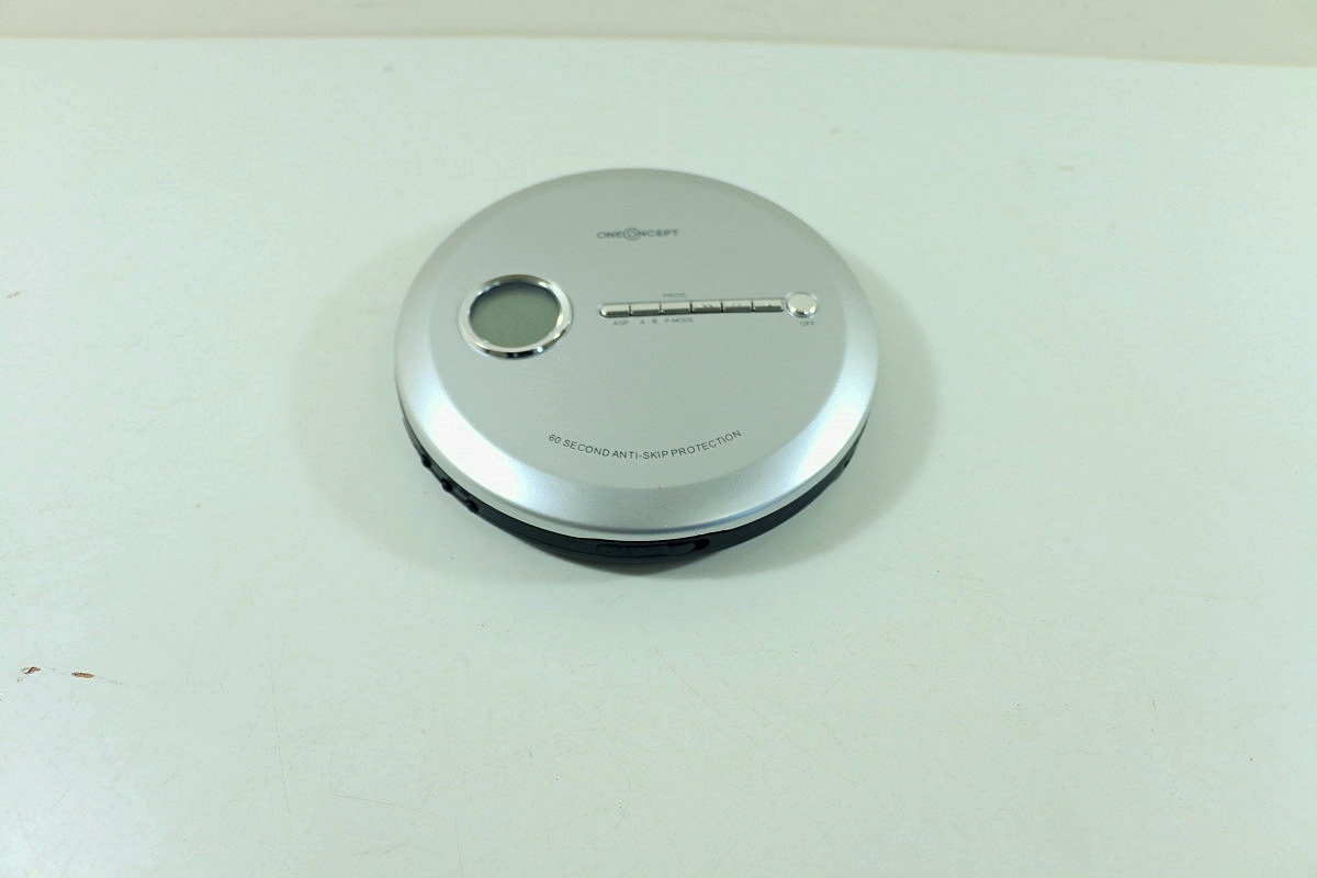 CD-плеер oneConcept CDC 100 MP3 Discman (CD-R,RW,MP3,Antishock,ESP,Micro-USB) Silver