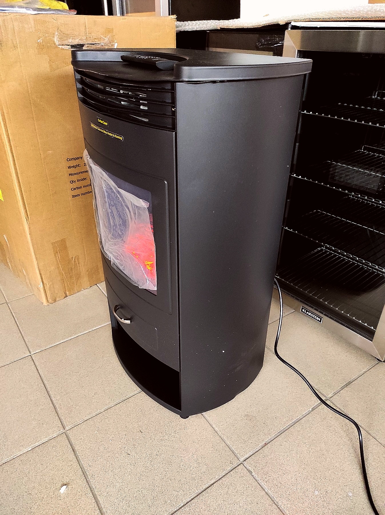 Электрический камин Klarstein Bormio 950/1900 Вт термостат таймер