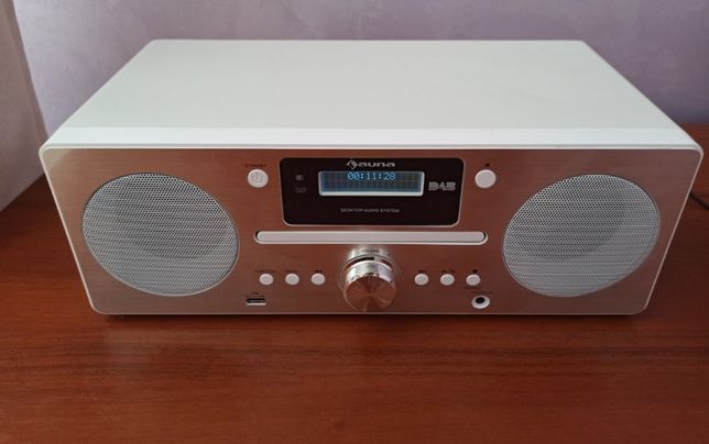 Микросистема Auna Harvard (CD,BT,USB,DAB +,FM) white