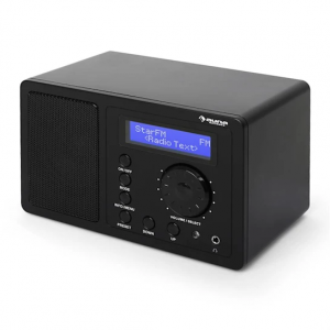 Радиоприемник с будильником и Bluetooth Auna DR-130 (BT,DAB,FM,BK) black
