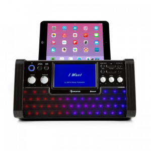 Караоке-система Auna DiscoFever LED (Bluetooth,USB,AUX,CD) black