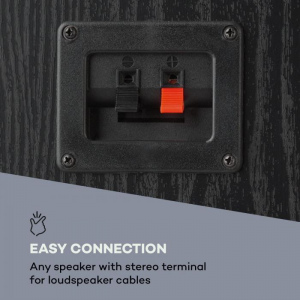 3-полосная пассивная акустическая система Auna Line E 1005 Hi-Fi (700 Вт.) Black