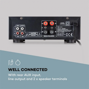 Компактный усилитель Auna Amp EQ BT 120 Bт USB SD 2 x MIC