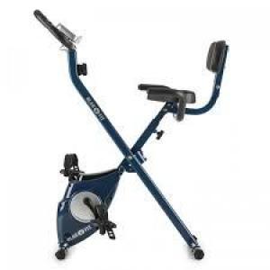 Велотренажер Klarfit Azura Pro X-Bike blau, монитор сердечного ритма, 100 кг