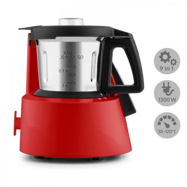 Кухонный комбайн Klarstein KitchenHero 9-операций (600-1300W) Red