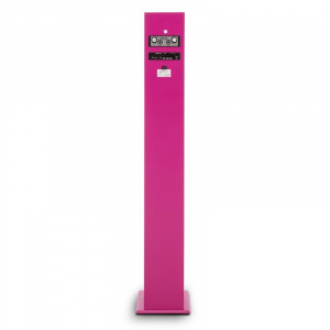 Акустическая мульти система ONE concept Tallboy (karaoke,АКБ,FM,BT,USB,SD,AUX) pink