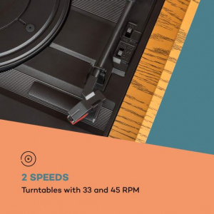 Стерео ретро проигрыватель Auna NR620 (Bluetooth,vinyl,cassette deck,CD,MP3,AUX,USB,DAB,FM)