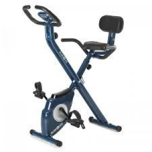 Велотренажер Klarfit Azura Pro X-Bike blau, монитор сердечного ритма, 100 кг
