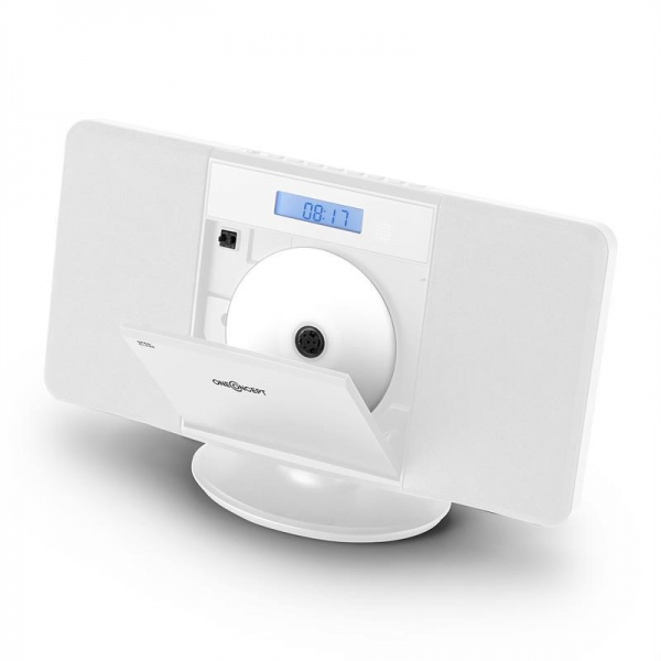 Вертикальная стереосистема OneConcept V-13 (white ) Bluetooth, usb, fm, cd, mp3