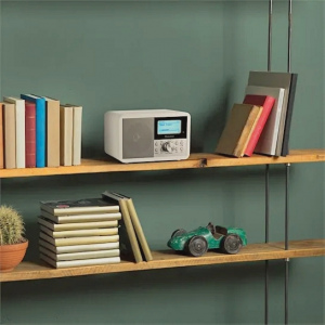 Компакт-интернет-радио Auna Mini Worldwide (WLAN,USB,AUX ,FM, DAB) white