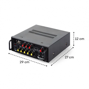 Компактный усилитель Auna Amp EQ BT 120 Bт USB SD 2 x MIC