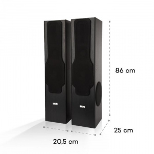 3-полосная пассивная акустическая система Auna Line E 1005 Hi-Fi (700 Вт.) Black