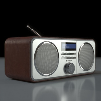 Радиоприемник с будильником Auna Georgia (DAB,FM,AUX) Wood