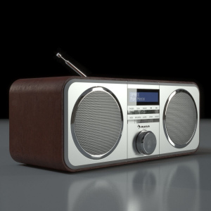 Радиоприемник с будильником Auna Georgia (DAB,FM,AUX) Wood