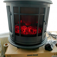 Электрокамин-обогреватель Klarstein Megève 1850W LED