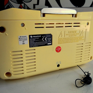 Ретро-центр auna RCD 320 (CD,FM,AUX) yellow
