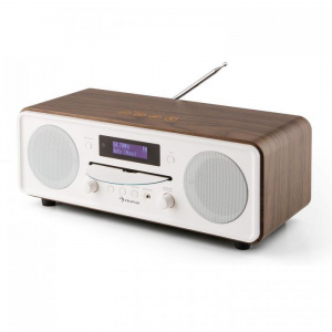 Проигрыватель CD с радиоприемником Auna Melodia (Bluetooth,CD,DAB +,FM,Будильник) wood