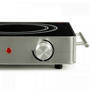 Электроплита Klarstein VariCook Duo 3000W из нержавеющей стали.