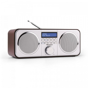 Радиоприемник с будильником Auna Georgia (DAB,FM,AUX) Wood