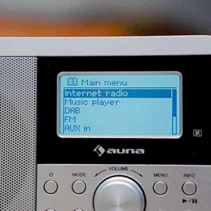Компакт-интернет-радио Auna Mini Worldwide (WLAN,USB,AUX ,FM, DAB) white