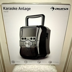 Музыкальная караоке-система Auna Stage Hero (АКБ,BT,AUX,USB,FM)