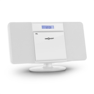 Вертикальная стереосистема OneConcept V-13 (white ) Bluetooth, usb, fm, cd, mp3