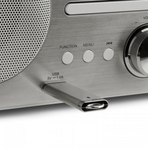 Микросистема Auna Harvard (CD,BT,USB,DAB +,FM) white