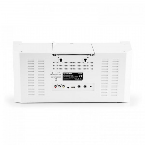Караоке-система Auna DiscoFever LED (Bluetooth,USB,AUX,CD)white