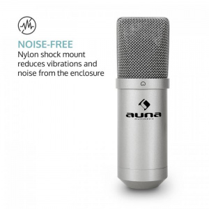 Конденсаторный микрофон Auna MIC-900S USB (Silver)
