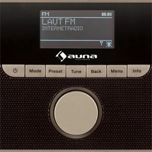 Интернет радио Auna Weimar (Bluetooth,будильник,DAB,Wi-Fi,FM,AUX) Mahagoni