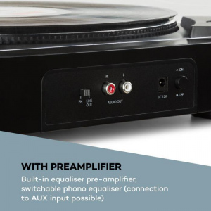 Vinyl-проигрыватель Auna Fullmatic (USB,автомат+,эквалайзер,AUX)