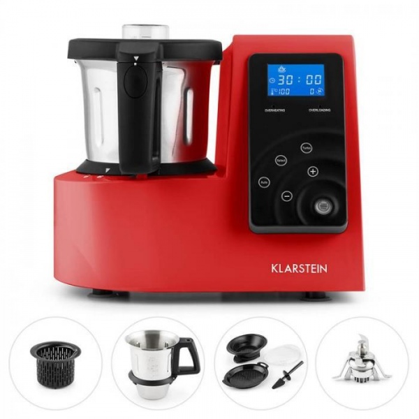 Кухонный комбайн Klarstein KitchenHero 9-операций (600-1300W) Red