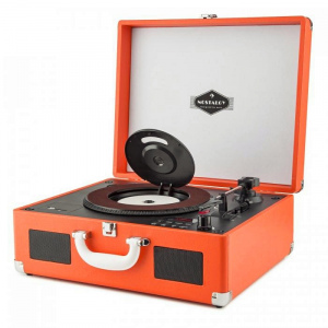 Портативный ретро проигрыватель Auna Peggy Sue (CD,USB,SD) Orange