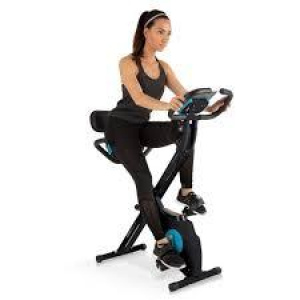 Велотренажер Klarfit Azura Pro X-Bike blau, монитор сердечного ритма, 100 кг