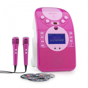 Караоке-система Auna ScreenStar (CD,USB,SD,MP3) PINK