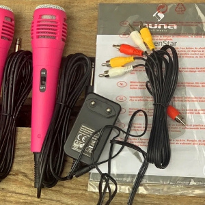 Караоке-система Auna ScreenStar (CD,USB,SD,MP3) PINK