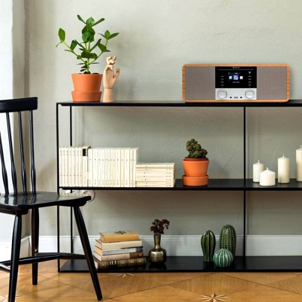 Интернет-радио Auna IR-190BK (BT,FM,CD,WiFi,UPnP,USB,AUX) Wood